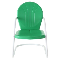 Griffith Metal Chair - Grasshopper Green