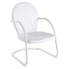 Griffith Metal Chair - White - CROS-CO1001A-WH