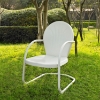 Griffith Metal Chair - White - CROS-CO1001A-WH