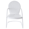 Griffith Metal Chair - White - CROS-CO1001A-WH