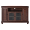 Cambridge 48" Corner TV Stand - Vintage Mahogany 