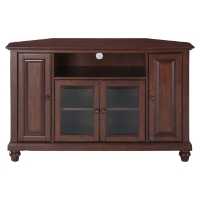 Cambridge 48" Corner TV Stand - Vintage Mahogany
