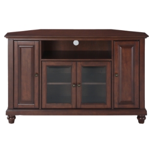 Cambridge 48" Corner TV Stand - Vintage Mahogany 