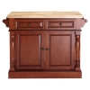 Butcher Block Top Kitchen Island - Classic Cherry - CROS-KF30006CH