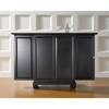 Cambridge Expandable Bar Cabinet - Black - CROS-KF40001DBK