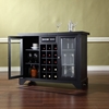 LaFayette Sliding Top Bar Cabinet - Black - CROS-KF40002BBK