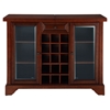 LaFayette Sliding Top Bar Cabinet - Vintage Mahogany - CROS-KF40002BMA