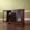 LaFayette Sliding Top Bar Cabinet - Vintage Mahogany - CROS-KF40002BMA