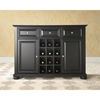 Alexandria Buffet Server / Sideboard Cabinet - Black - CROS-KF42001ABK
