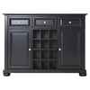 Alexandria Buffet Server / Sideboard Cabinet - Black - CROS-KF42001ABK