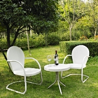 Griffith 3-Piece Conversation Seating Set - White