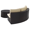 Catalina 2-Piece Outdoor Wicker Seating Set - Sand Cushions - CROS-KO70034BR