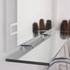 Super Modern Etched Wall Mirror with Shelf - DWM-SSM152