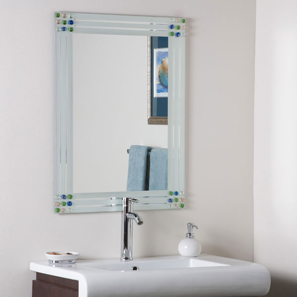 Fabulous Large Bejeweled Mirror 