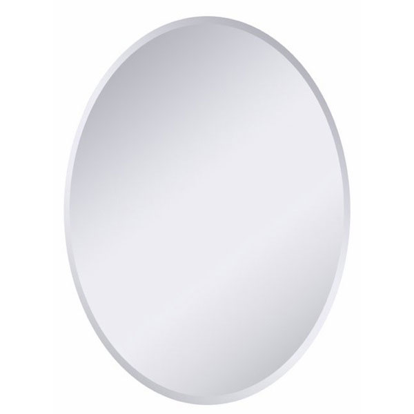 Modern Oval Frameless Wall Mirror 