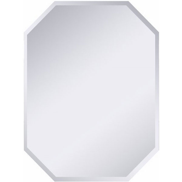 Modern Frameless Beveled Border Octagonal Wall Mirror 