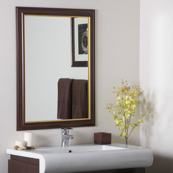 Large Framed Wall Mirror 