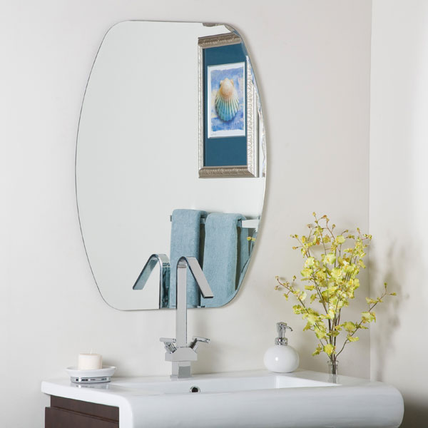 Beveled Frameless Mirror 
