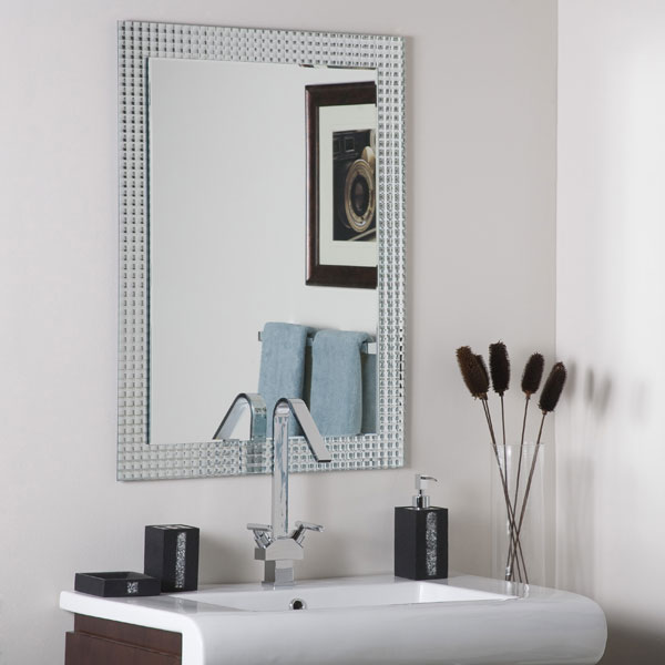 Disco Inferno Frameless Wall Mirror 