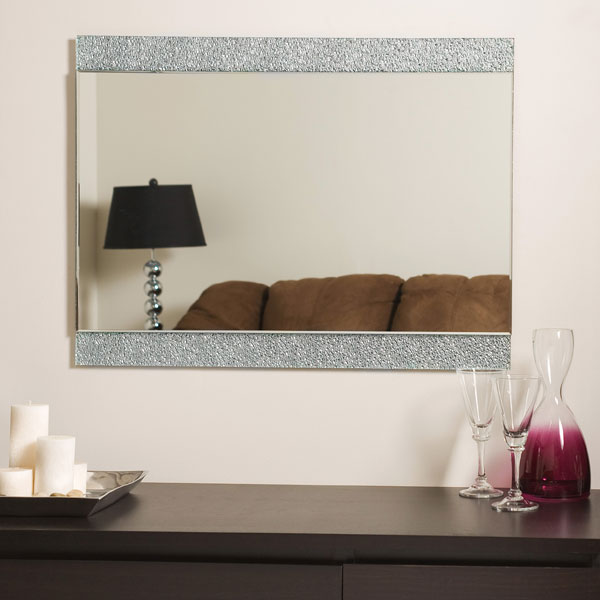 Dune Rectangular Frameless Mirror 