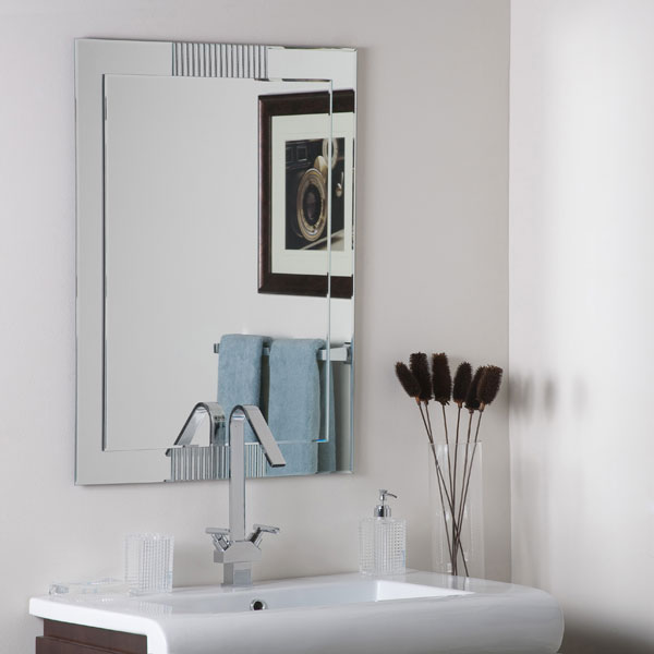 Francisco Large Frameless Wall Mirror 