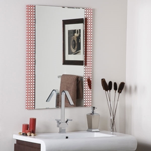 Rectangular Frameless Bathroom Mirror 