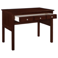 Irving Writing Desk - Drawer, Dark Cappuccino Finish