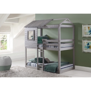 Deer Blind Bunk Loft Bed - Light Gray 