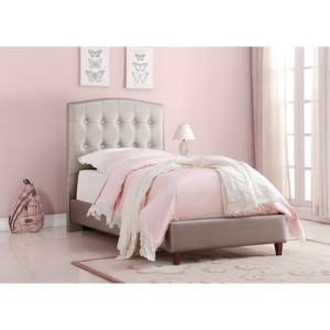 Full Princess Bed - Silver 