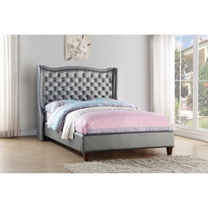 Full Madison Bed - Silver 