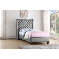 Twin Madison Bed - Silver