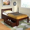 Finnegan Mission Twin Size Bed - Slats, Dark Cappuccino - DONC-1510TCP
