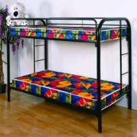 Keagan Twin Over Twin Metal Bunk Bed - Gloss Black