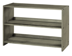 Louver Bookcase - Antique Gray 