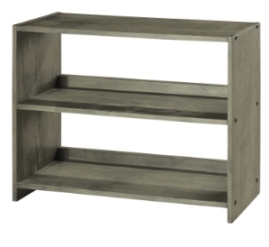 Louver Small Bookcase - Antique Gray 