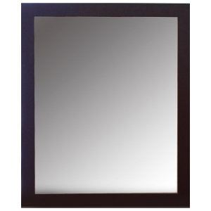 Darian Rectangular Mirror - Wooden Frame, Dark Espresso 