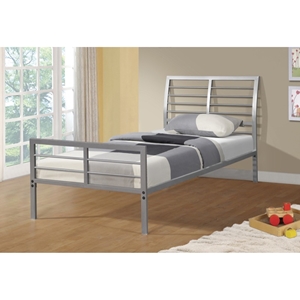Twin Bed - Silver 