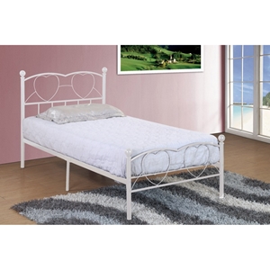 Twin Bed - White 