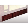 Orville Twin Over Full Staircase Bunk Bed - Chest, Merlot - DONC-2814-TF