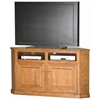 Classic Oak 56" Corner TV Cabinet - 2 Shelves, 2 Doors - EGL-46744