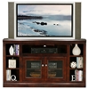 Coastal Thin 55" Corner TV Cabinet - 2 Glass Doors - EGL-72757