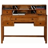 Oak Ridge Writing Desk & Low Hutch - Fluted Legs - EGL-93108-93208