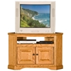 Oak Ridge 41" Corner TV Cabinet - Raised Panels, Fluting - EGL-93730