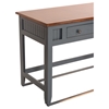 Homebasics Writing Desk - Bead Board Detailing, Straight Leg Base - EGL-HBD72203