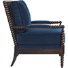 Revel Upholstered Fabric Armchair - Nailhead, Dark Espresso - EEI-2303-NAV