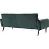 Delve Velvet Sofa - Button Tufted, Emerald Green - EEI-2456-GRN