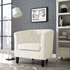 Prospect Velvet Armchair - Button Tufted, Espresso Legs - EEI-2613-C