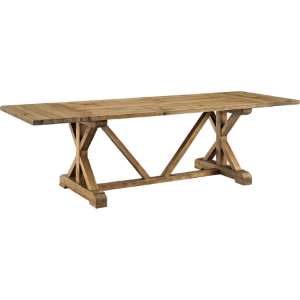 Den Extendable Wood Dining Table - Brown 