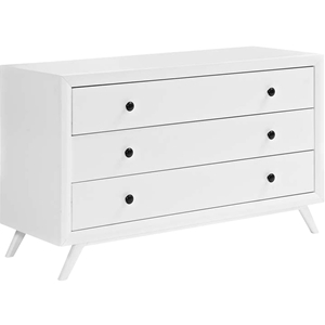 Tracy 3 Drawers Dresser - White 