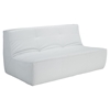 Align 5 Pieces Bonded Leather Sectional Sofa Set - White - EEI-1014-WHI-SET